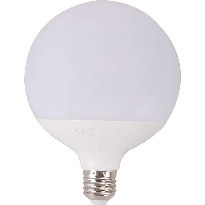 Foto van Led lamp - aigi lido - bulb g120 - e27 fitting - 20w - natuurlijk wit 4000k - wit