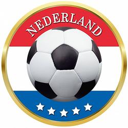 Foto van Nederland thema voetbal bierviltjes 50x - bierfiltjes