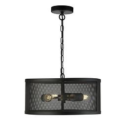 Foto van Landelijke hanglamp - bussandri exclusive - metaal - landelijk - e27 - l: 45cm - voor binnen - woonkamer - eetkamer -