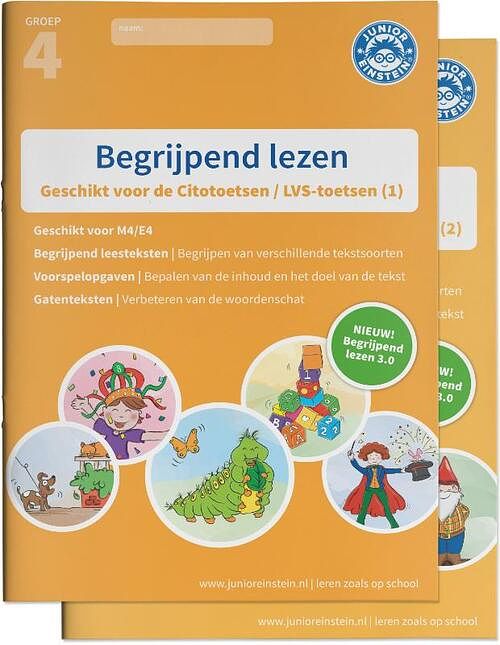 Foto van Begrijpend lezen oefenboeken compleet - paperback (9789492265371)