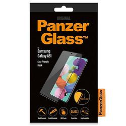Foto van Panzerglass samsung galaxy a51 case friendly smartphone screenprotector zwart