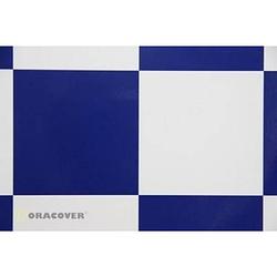 Foto van Oracover 691-010-052-010 strijkfolie fun 6 (l x b) 10 m x 60 cm wit, donkerblauw