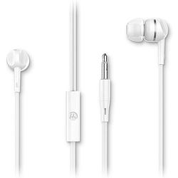 Foto van Motorola sound oordopjes met draad 105 - in-ear oordopjes - in-line microfoon - wit