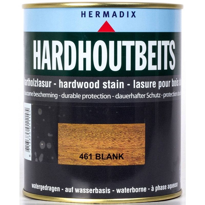 Foto van Hermadix - hardhoutbeits 461 blank 750 ml