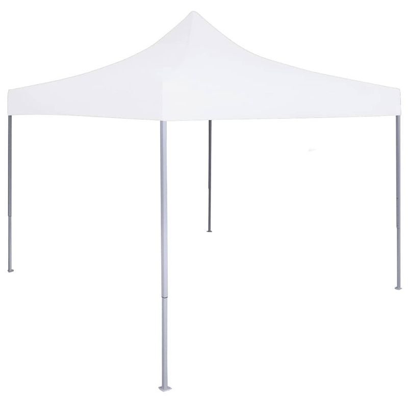 Foto van Vidaxl partytent professioneel inklapbaar 2x2 m staal wit