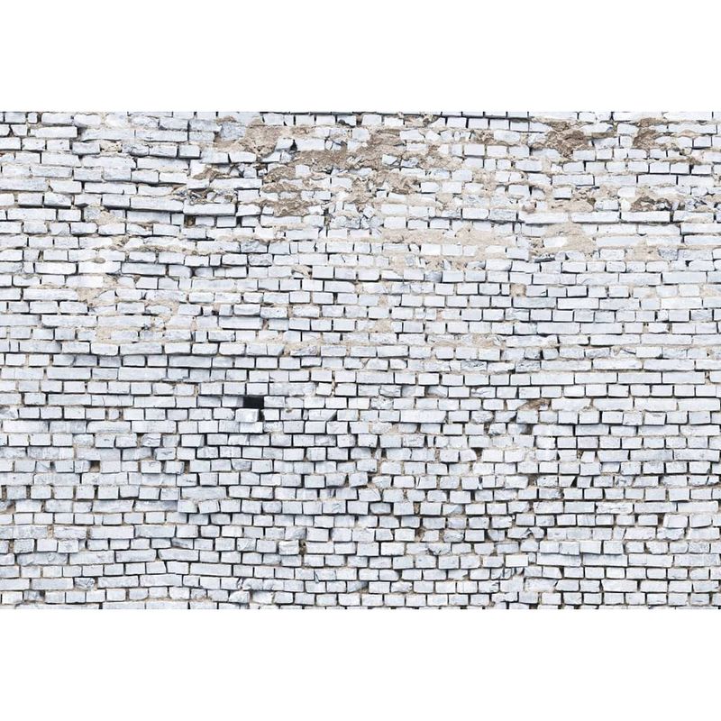 Foto van Komar white brick fotobehang 368x254cm 8-delen