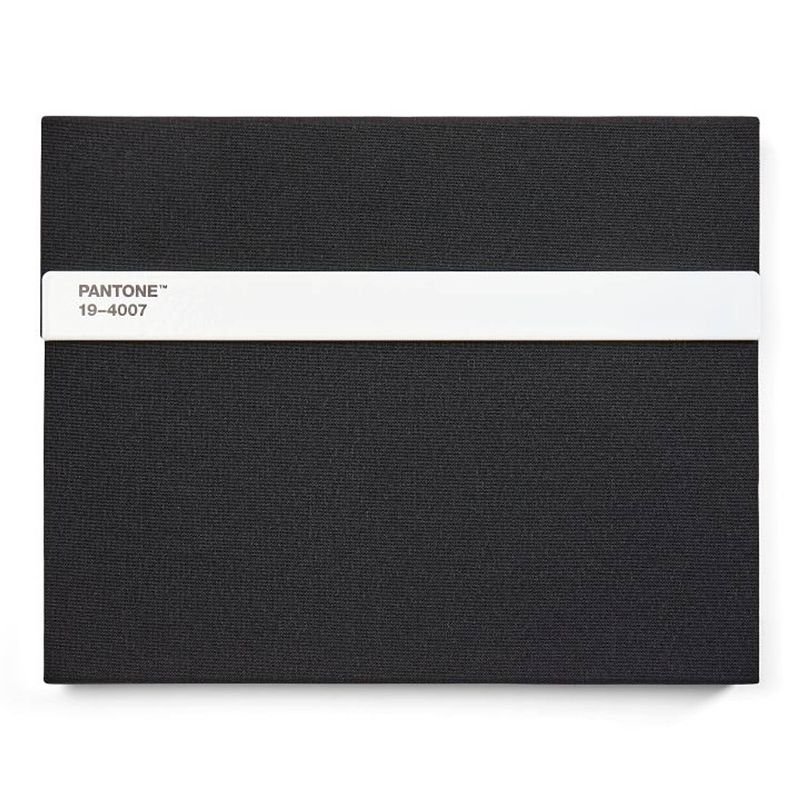 Foto van Copenhagen design - notitieboek gelinieerd met potlood - black 419 c - papier - zwart