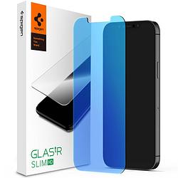 Foto van Spigen glastr anti blue light screenprotector voor de iphone 12 pro max