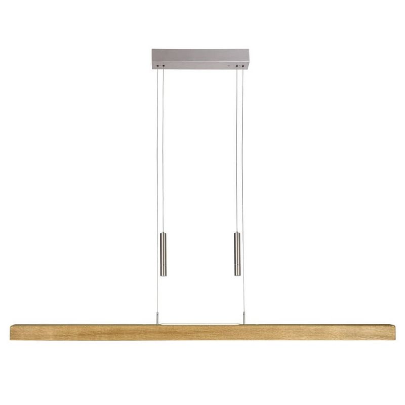 Foto van Herzblut hanglamp leonora dim up-down 121 cm eiken