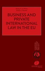 Foto van Business and private international law in the eu - kirsten c. henckel, mathijs h. ten wolde - paperback (9789462513181)