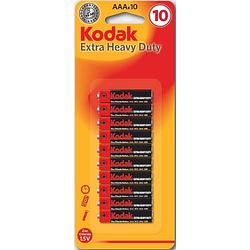 Foto van Kodak aaa batterijen extra heavy duty goede kwaliteit batterijen - mini penlite - 10 stuks