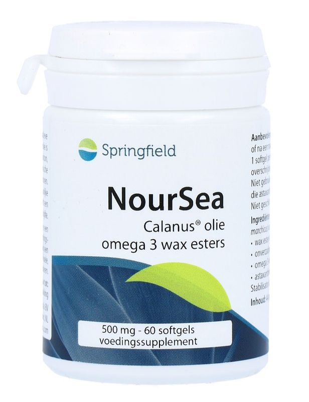 Foto van Springfield noursea calanus olie softgels