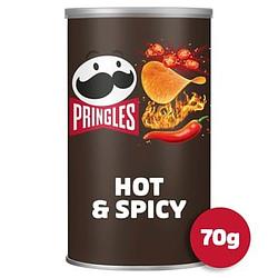 Foto van Pringles hot & spicy chips 70g bij jumbo