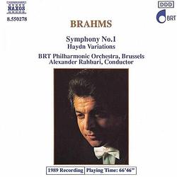 Foto van Brahms: symphony 1/haydn variations - cd (4891030502789)