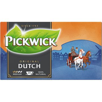 Foto van Pickwick dutch zwarte thee 20 stuks bij jumbo