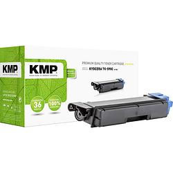Foto van Kmp toner vervangt kyocera tk-590c compatibel cyaan 5000 bladzijden k-t53
