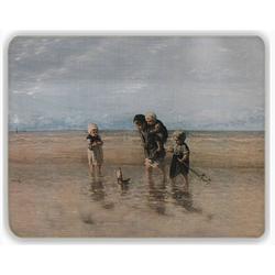 Foto van Dunne fleecedeken - plaid - kunst - 150 x 120 cm - kinderen der zee