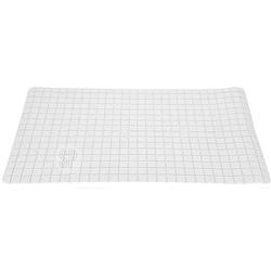 Foto van Anti-slip badmat ivoor wit 69 x 39 cm rechthoekig - badmatjes