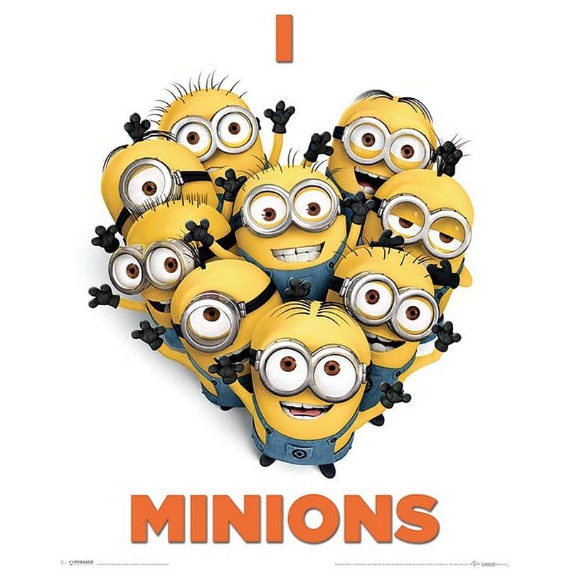 Foto van Pyramid despicable me 2 i love minions poster 40x50cm