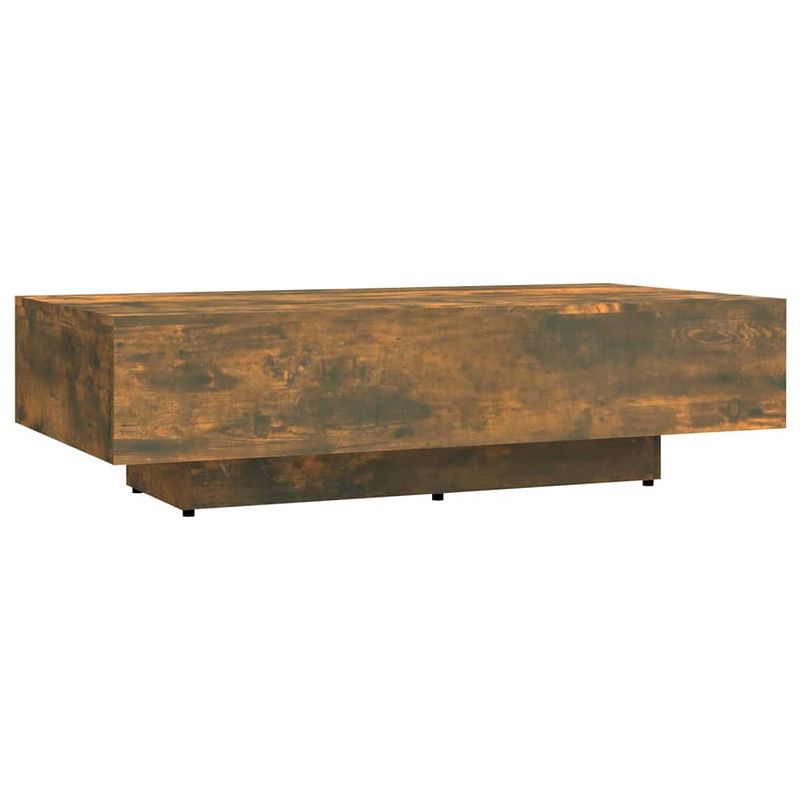 Foto van The living store salontafel gerookt eiken - 115 x 60 x 31 cm - modern design