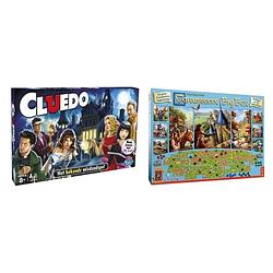 Foto van Spellenbundel - 2 stuks - hasbro cluedo & carcassonne big box 3