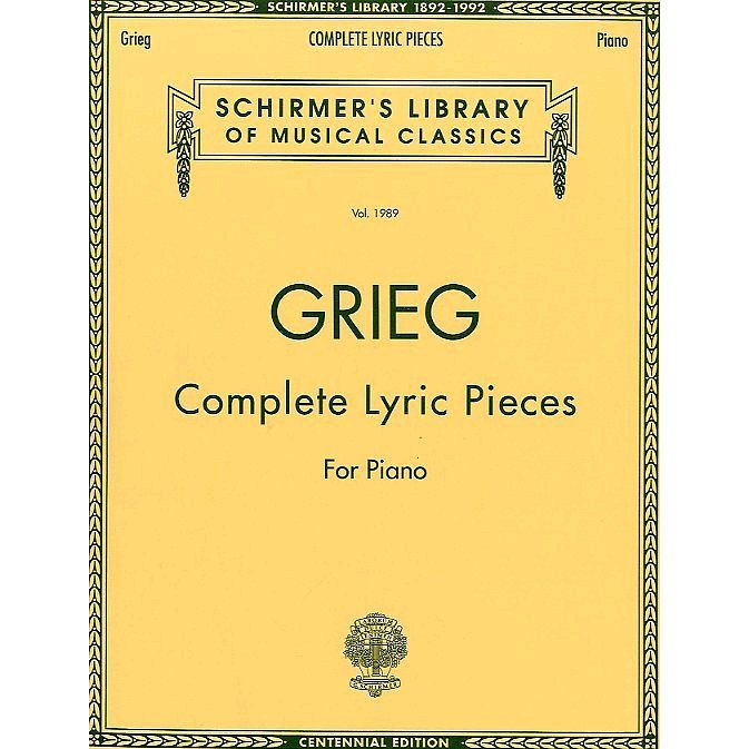 Foto van G. schirmer - edvard grieg: complete lyric pieces for piano