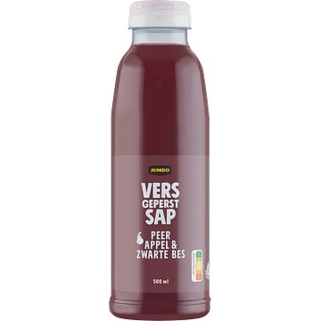 Foto van Jumbo fruitsap appel peer zwarte bes 500ml