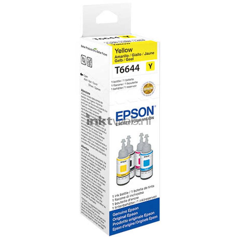 Foto van Epson t6644 geel cartridge