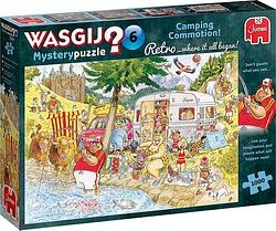 Foto van Wasgij retro mystery 6 - onrust op de camping (1000 stukjes) - puzzel;puzzel (8710126250167)