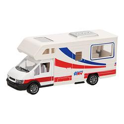 Foto van - die-cast camper wit