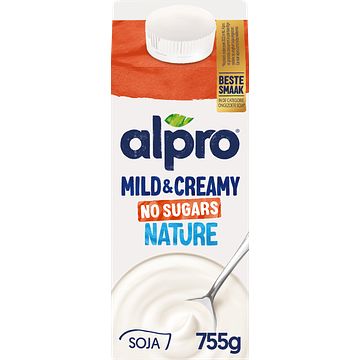 Foto van Alpro mild & creamy zonder suikers variatie op yoghurt 755g bij jumbo