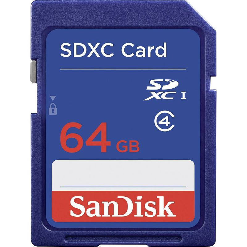 Foto van Sandisk sdsdb-064g-b35 sdxc-kaart 64 gb class 4