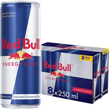 Foto van Red bull energy drink 8pack 250ml bij jumbo