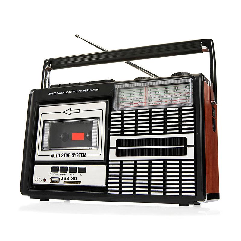 Foto van Ricatech pr85 draagbare retro radio