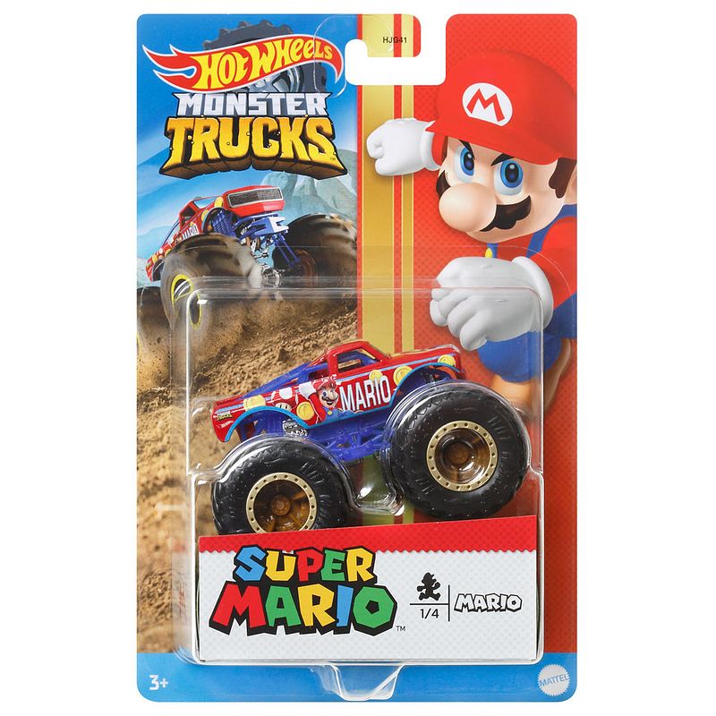 Foto van Speelgoed hot wheels super mario