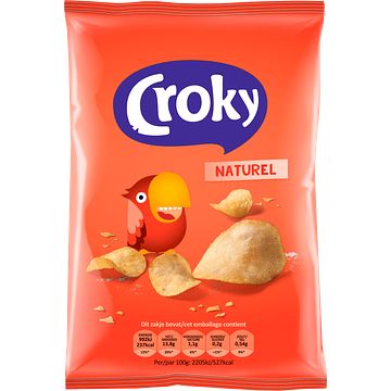 Foto van Croky chips naturel 45g bij jumbo