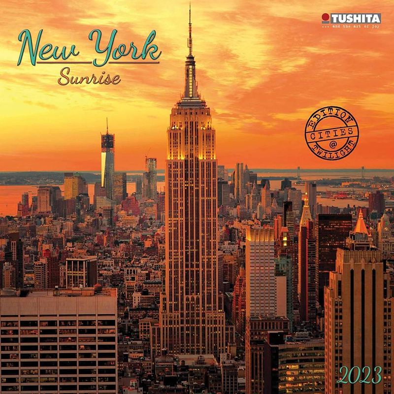 Foto van New york sunrise kalender 2023