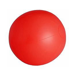 Foto van Opblaasbare zwembad strandbal plastic rood 28 cm - strandballen