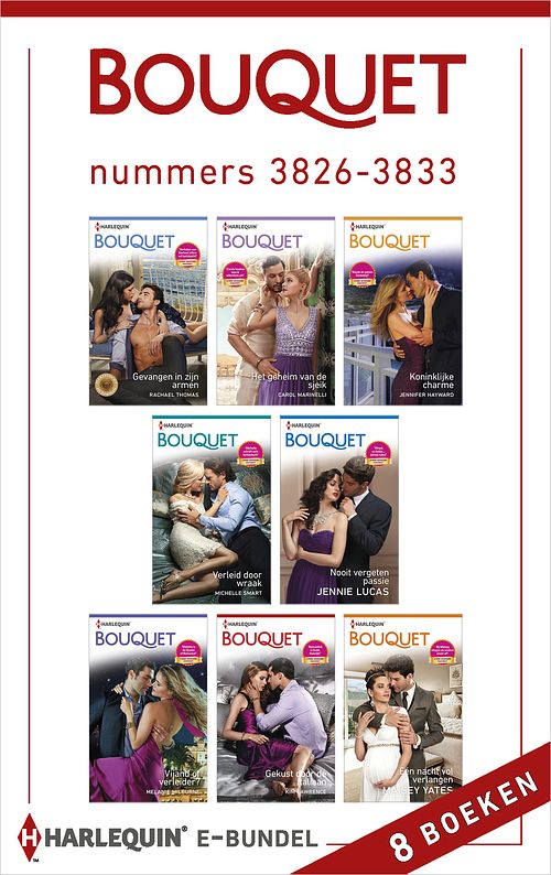 Foto van Bouquet e-bundel nummers 3826 - 3833 (8-in-1) - carol marinelli - ebook (9789402527698)