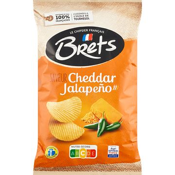 Foto van Brets saveur cheddar jalapeno 125 g bij jumbo