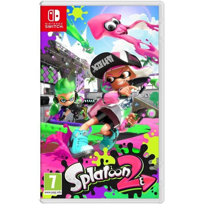 Foto van Splatoon 2 game-schakelaar