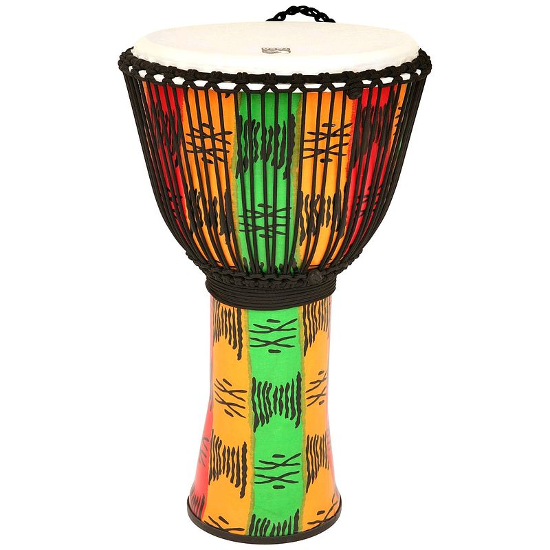 Foto van Toca tf2dj-9s freestyle ii rope tuned djembe, spirit 9 inch