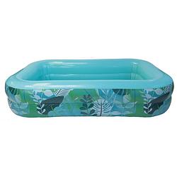 Foto van Swim essentials opblaas zwembad tropisch groen - 211 x 132 x 114 cm