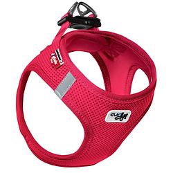 Foto van Curli hondentuigje air-mesh 8-13 kg polyester rood