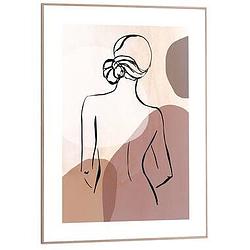 Foto van Poster lady back - 70x50 cm - leen bakker