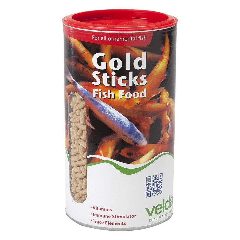 Foto van Velda - gold sticks basic food 250x500 ml