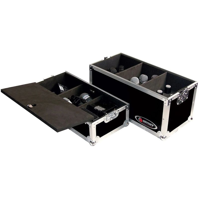 Foto van Odyssey fzmic18 flightcase voor 18 microfoons