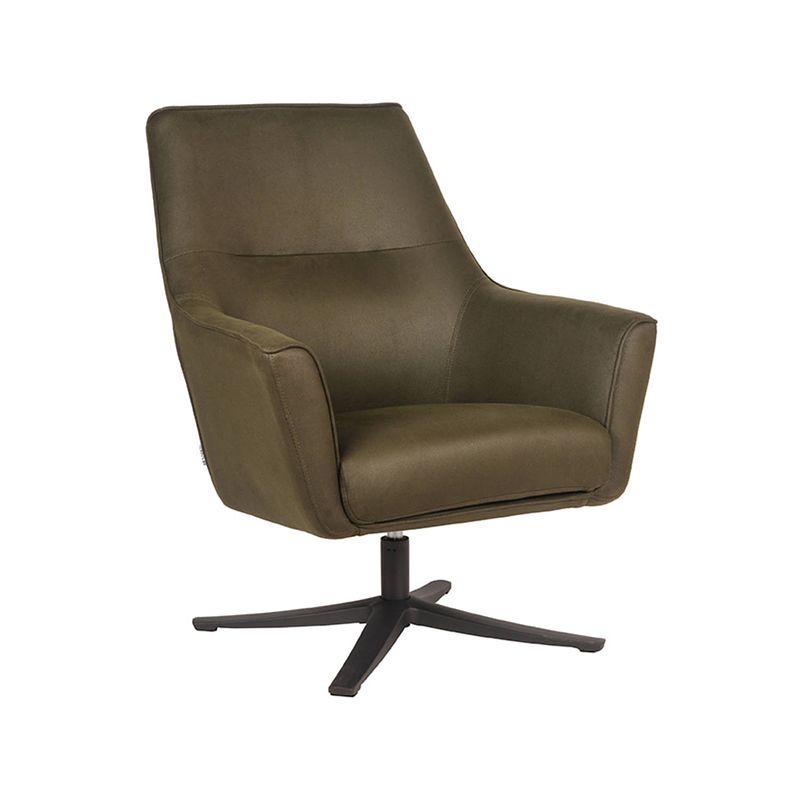 Foto van Label51 fauteuil tod - army green - microfiber