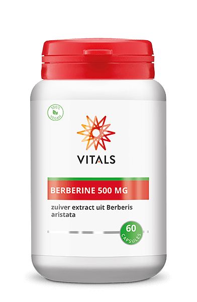 Foto van Vitals berberine 500mg capsules