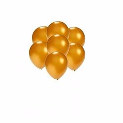 Foto van 200x mini ballonnen goud metallic - ballonnen